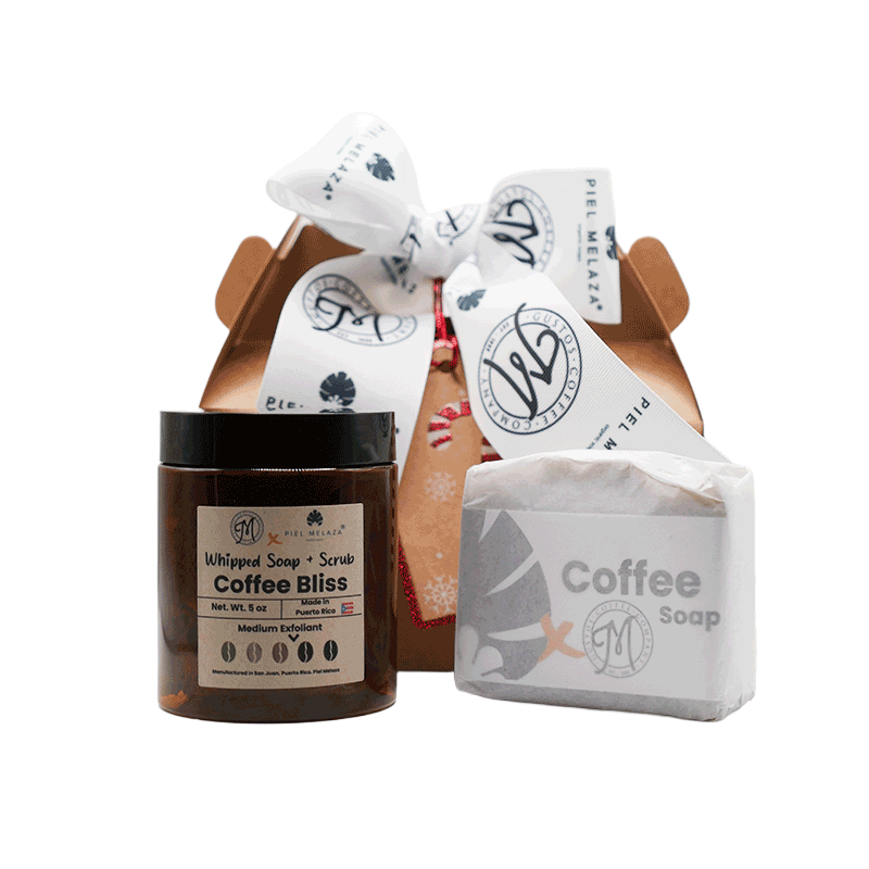 Coffee Glow Gift Set  by Piel Melaza – Handcrafted in Puerto Rico