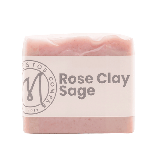 Rose Clay + Sage — Natural Soap Bar By Piel Melaza Organic Soaps