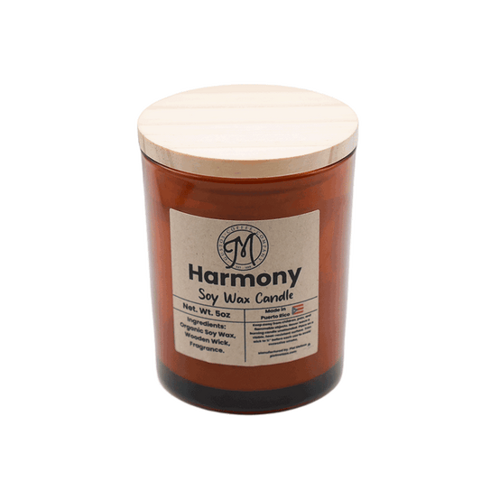Harmony – Soy Wax Candle (5 oz) Hand-poured in Puerto Rico by Piel Melaza