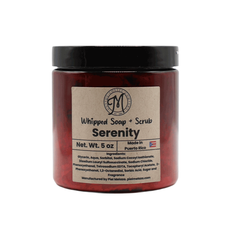 Whipped Soap Scrub – Serenity (5 oz)  by Piel Melaza