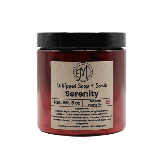 Whipped Soap Scrub – Serenity (5 oz)  by Piel Melaza